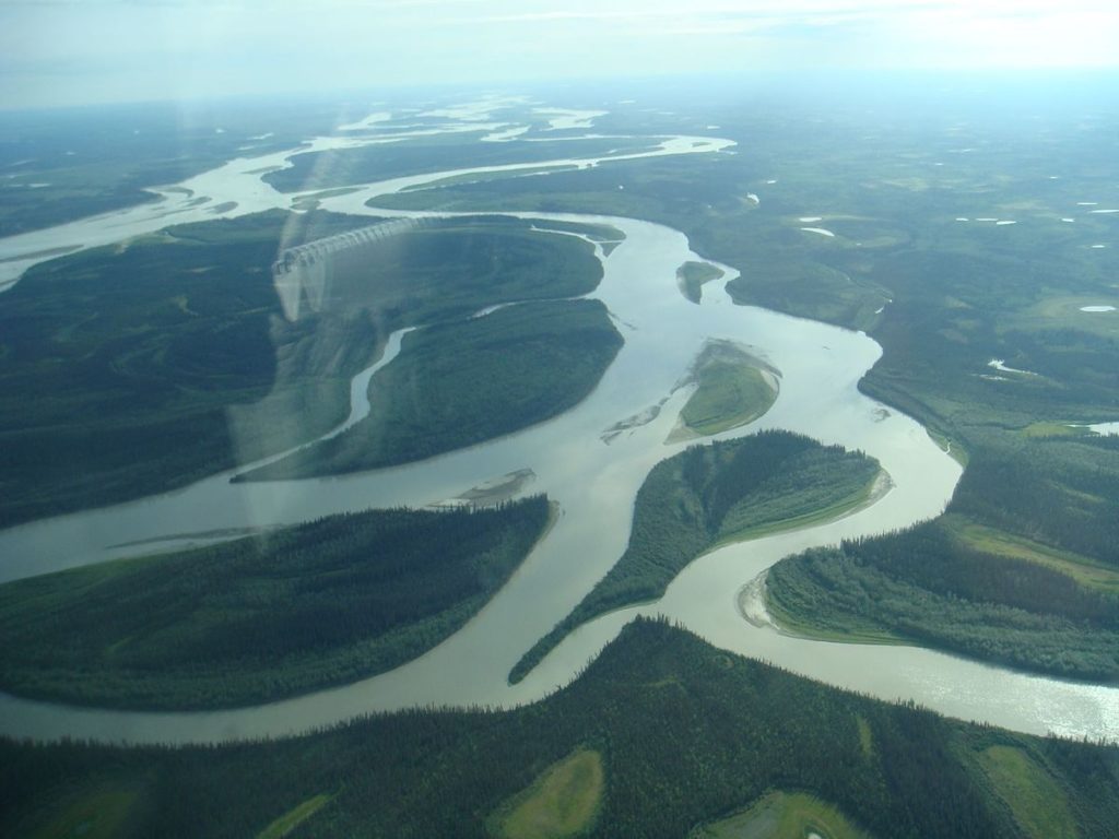 vista del rio yukon