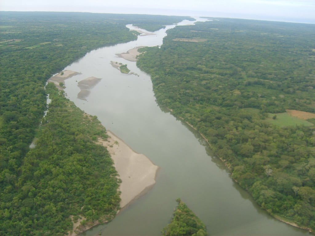 Río Lempa. Centroamérica