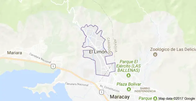 Mapa Río Limón