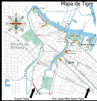rio tigre mapa