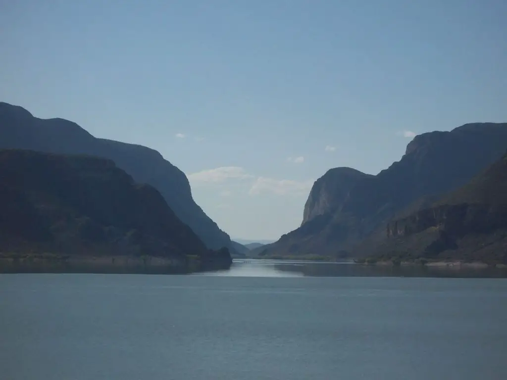 hermosa vista del río Nazas