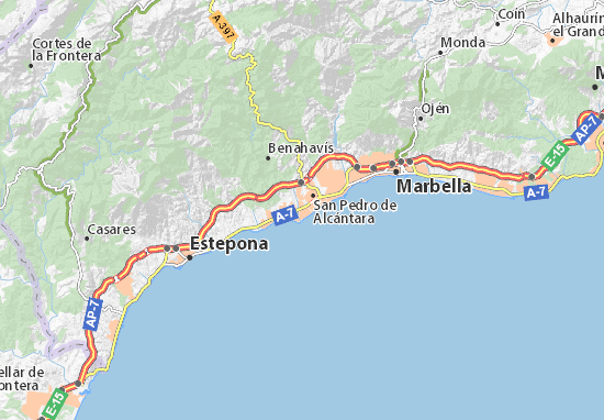 Mapa Río Guadalmina