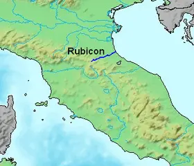 Mapa Río Rubicón