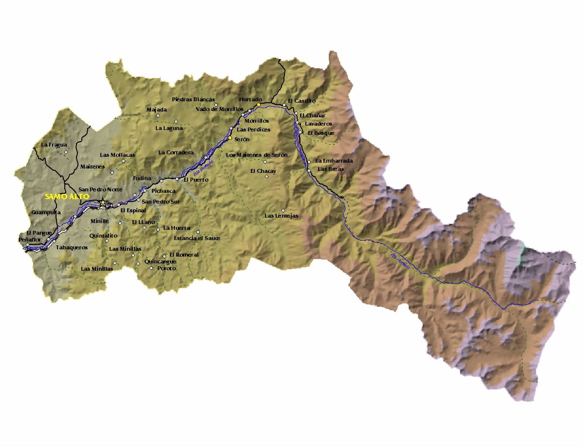 Río Hurtado mapa, turismo, y todo lo que desconce