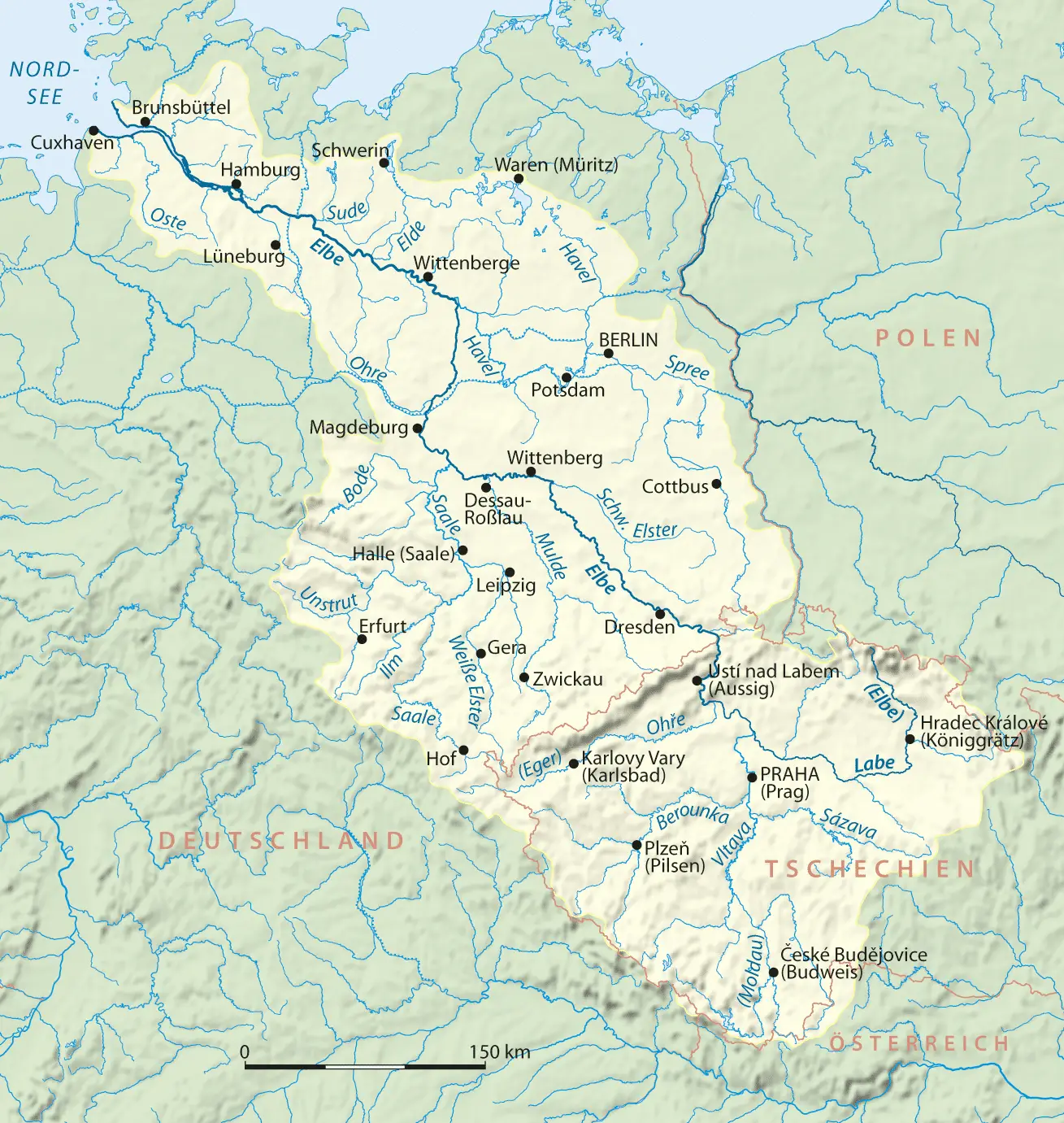 moldava mapa