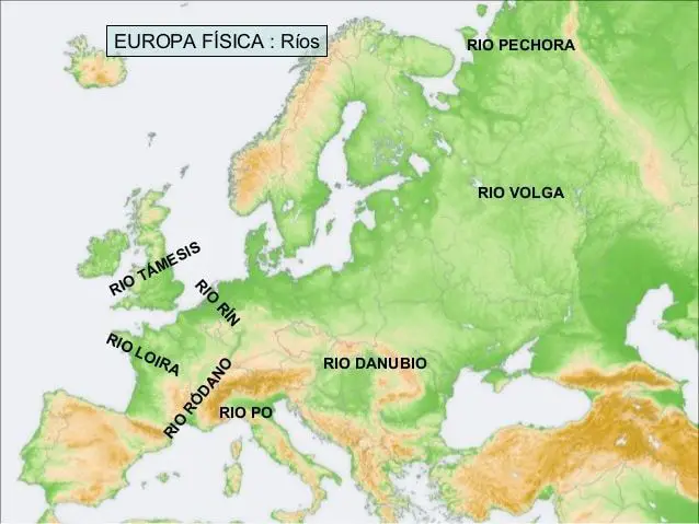 mapa del rio pechora
