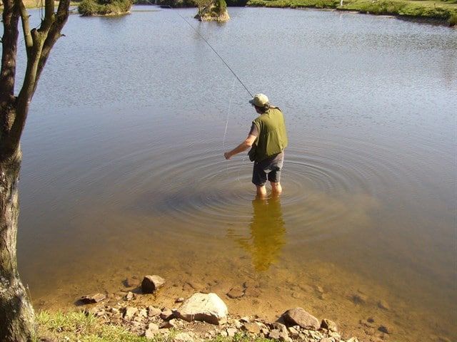 pesca en el rio zamora