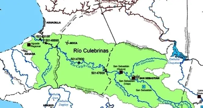 ubicación del río Culebrinas